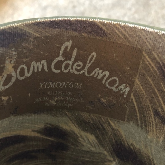 Sam Edelman Tall Rain Boots Riding Boots Ximon Olive Green Size 6M - Picture 7 of 7